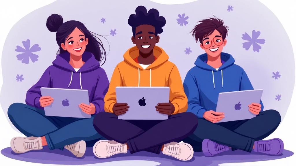 Students studying together